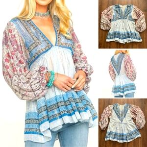 Free People Aliyah Printed Tunic
